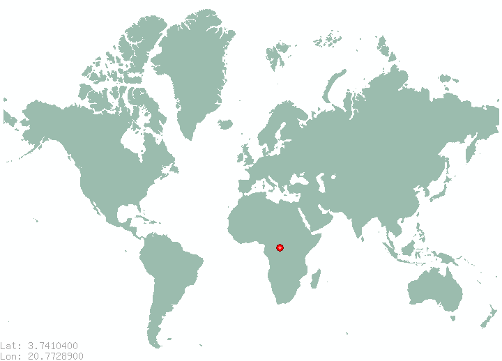 Wodzo in world map