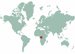 Bundja in world map